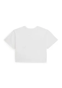 Girls 7-16 Floral Flag Cotton Jersey Boxy Tee