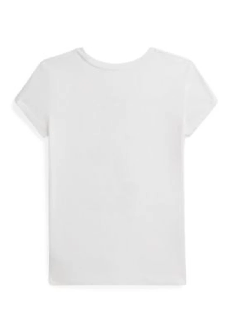 Girls 7-16 Polo Bear Cotton Jersey Tee