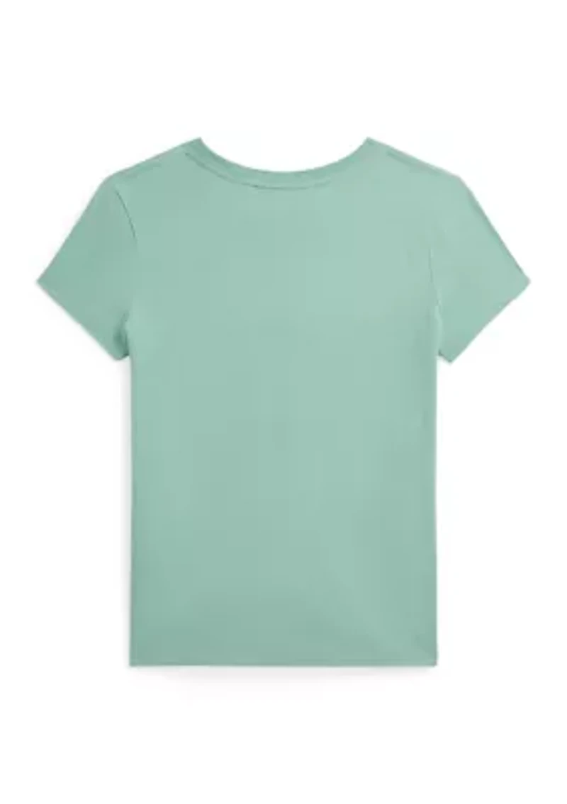 Girls 7-16 Dog-Print Cotton Jersey Tee