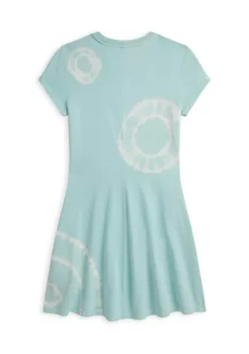 Girls 7-16 Tie-Dye Polo Bear Cotton Jersey Dress