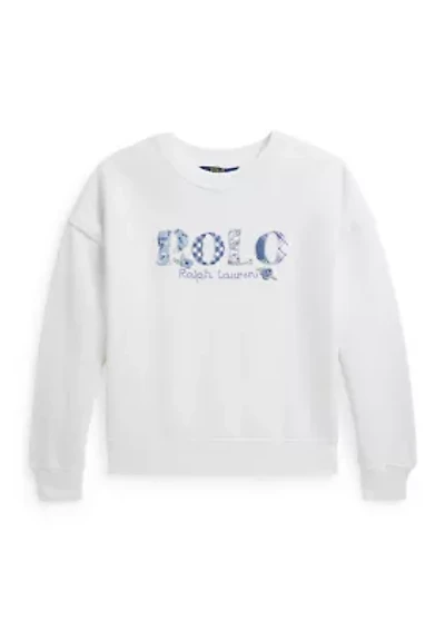 Girls 7-16 Logo Cotton Terry Sweatshirt