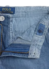 Girls 7-16 Indigo Cotton Denim Short