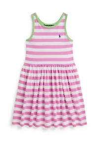 Girls 7-16 Striped Cotton Jersey Dress
