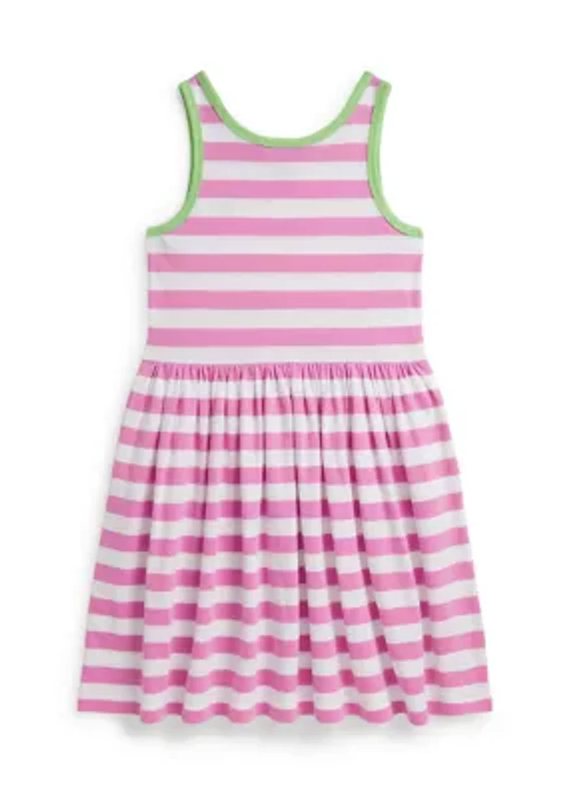 Girls 7-16 Striped Cotton Jersey Dress
