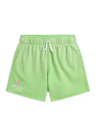 Girls 7-16 Big Pony Logo Terry Short
