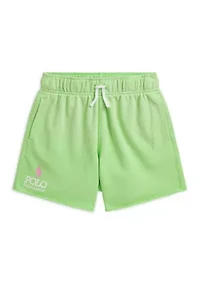 Girls 7-16 Big Pony Logo Terry Short