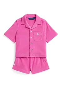 Girls 7-16 Terry Shirt & Short