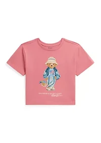 Girls 7-16 Polo Bear Cotton Jersey Boxy T-Shirt