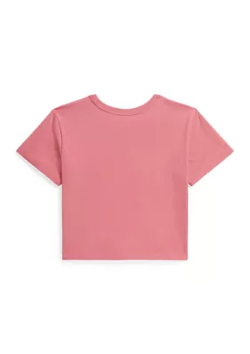 Girls 7-16 Polo Bear Cotton Jersey Boxy T-Shirt