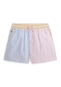 Girls 7-16 Cotton Oxford Fun Shorts