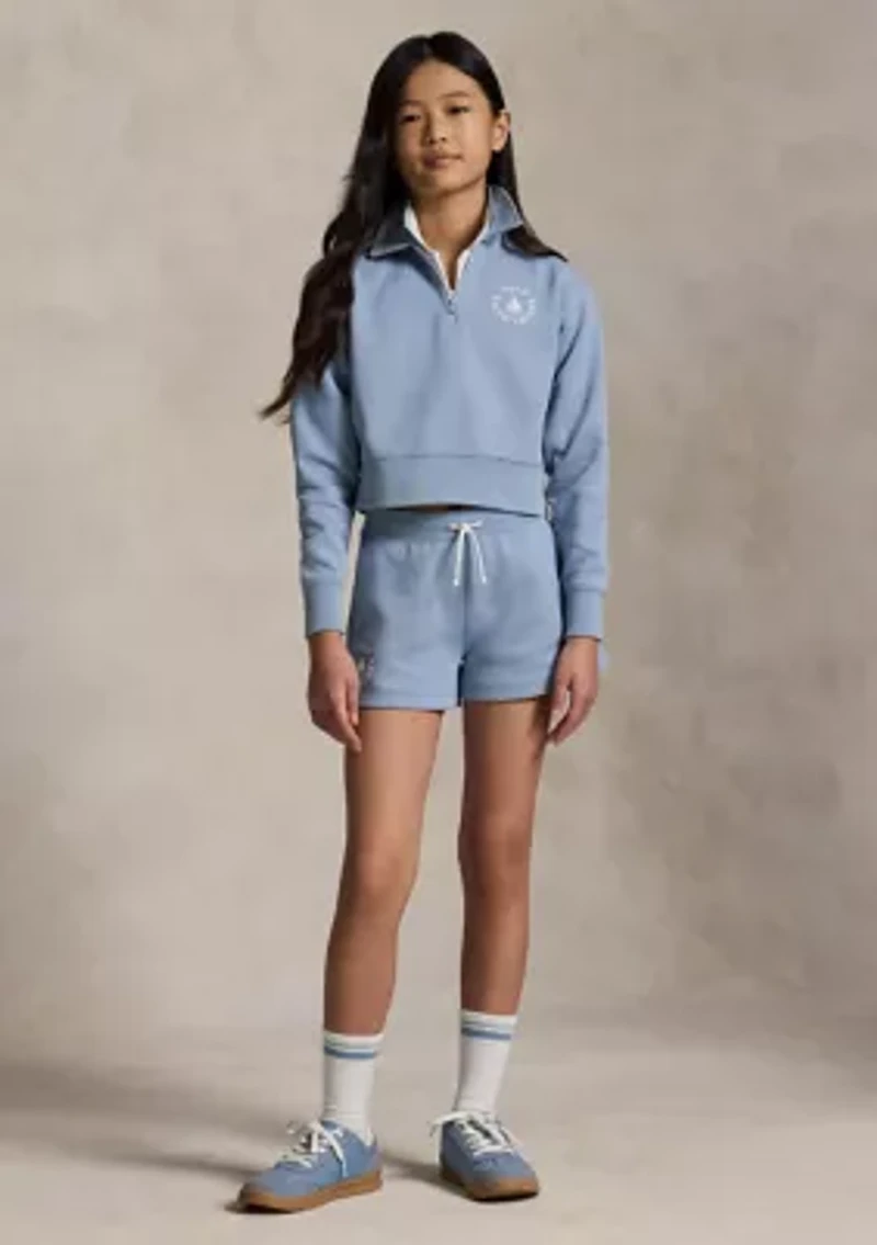 Girls 7-16 Sailboat Logo Double-Knit Short