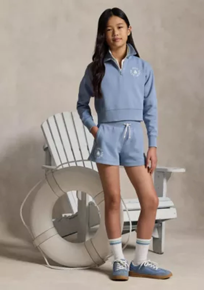 Girls 7-16 Sailboat Logo Double-Knit Short