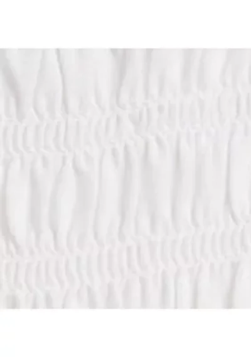 Girls 7-16 Smocked Cotton Jersey Dress