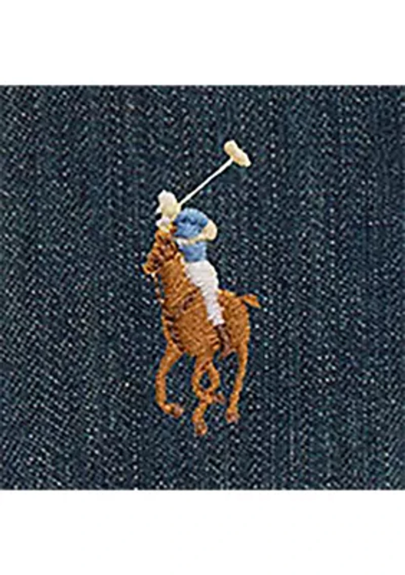 Girls 7-16 Belted Indigo Denim Shirtdress