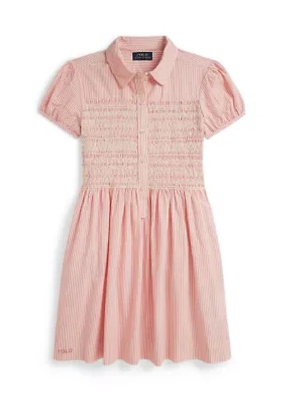 Girls 7-16 Striped Cotton Seersucker Dress