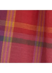 Girls 7-16 Plaid Cotton Madras Dress