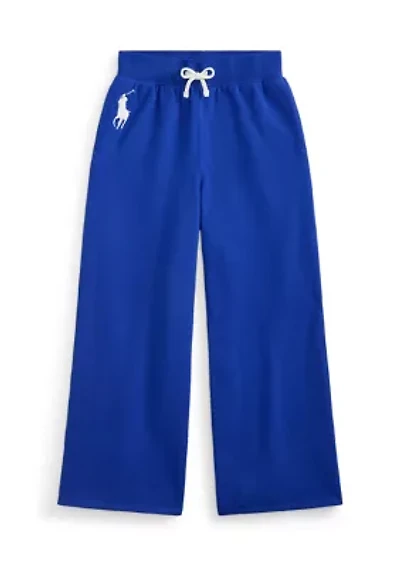 Girls 7-16 Big Pony Fleece Wide-Leg Sweatpant