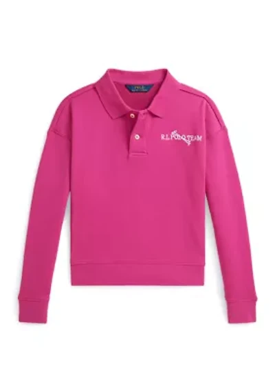 Girls 7-16 Polo Team Terry Sweatshirt