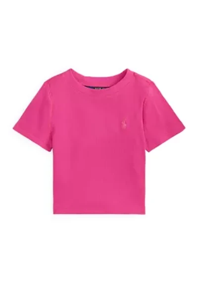 Girls 7-16 Ribbed Boxy T-Shirt