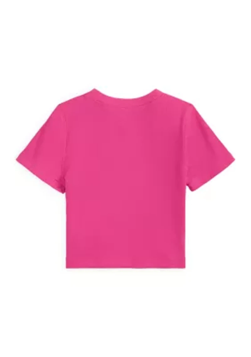 Girls 7-16 Ribbed Boxy T-Shirt
