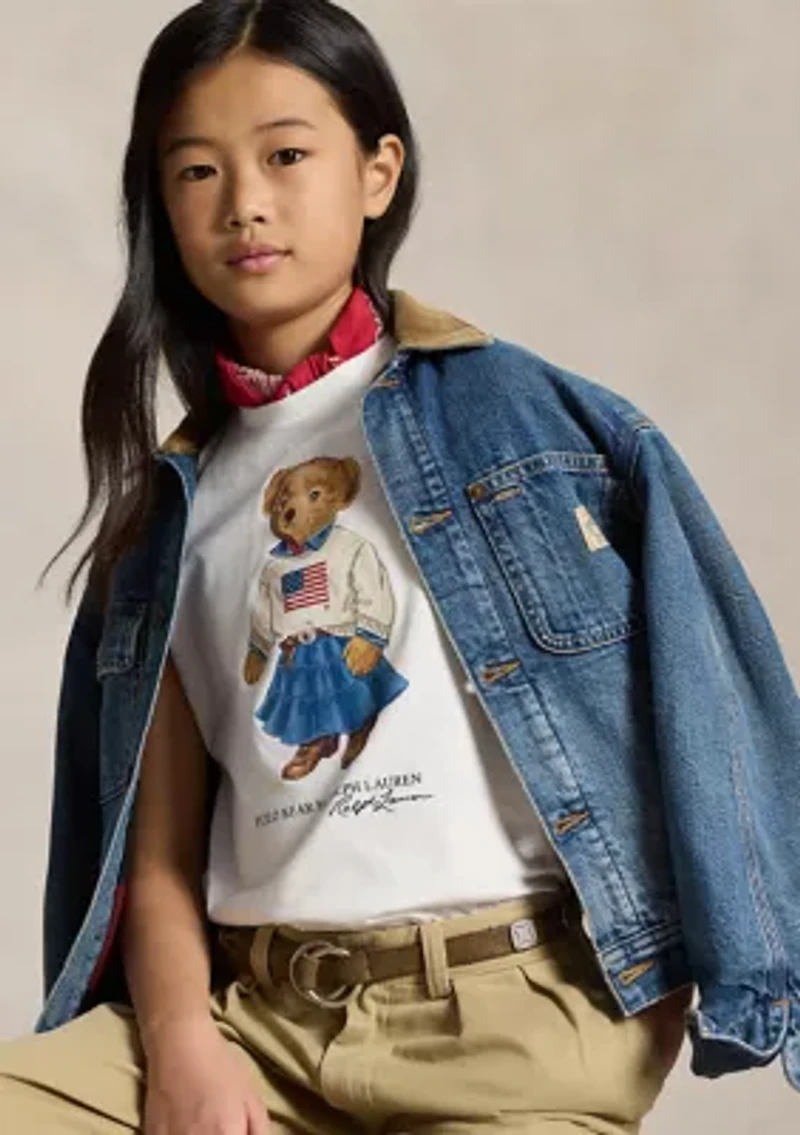 Girls 7-16 Polo Bear Cotton Jersey T-Shirt
