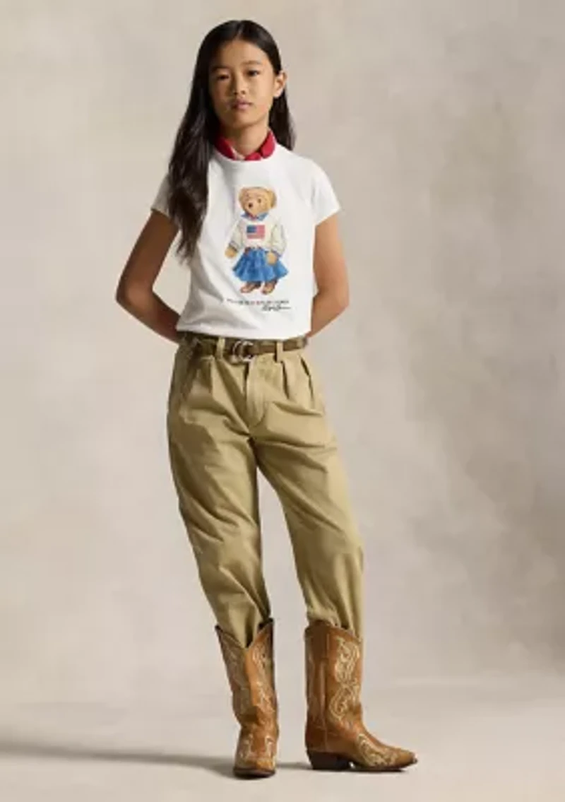 Girls 7-16 Polo Bear Cotton Jersey T-Shirt