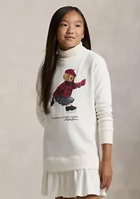 Girls 7-16 Polo Bear Fleece Dress