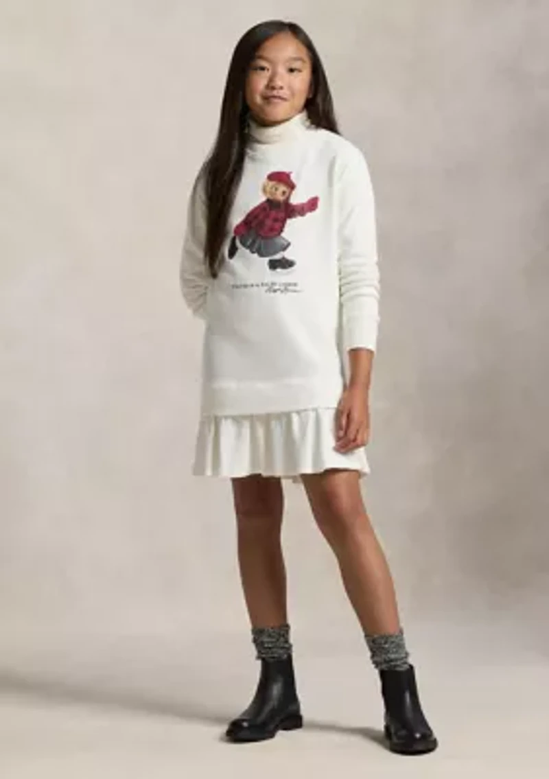 Girls 7-16 Polo Bear Fleece Dress