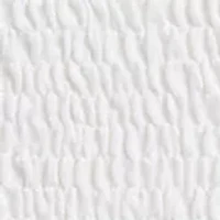 Girls 7-16 Smocked Stretch Mesh Polo Dress