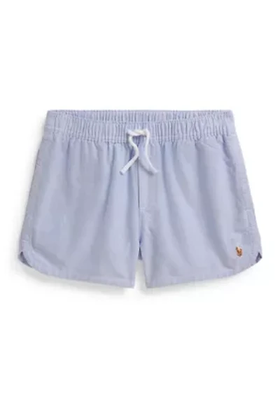 Girls 7-16 Cotton Oxford Pull-On Short