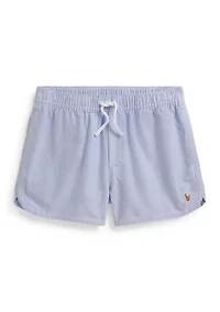 Girls 7-16 Cotton Oxford Pull-On Short
