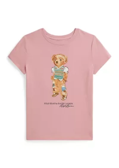 Girls 7-16 Polo Bear Cotton Jersey Tee