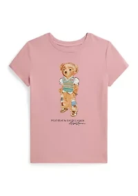 Girls 7-16 Polo Bear Cotton Jersey Tee