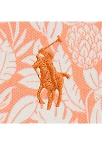 Girls 7-16 Pineapple Faux-Wrap Mesh Polo Dress