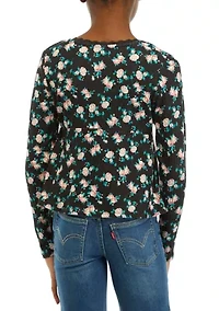 Girls 7-16 Printed Knit Top