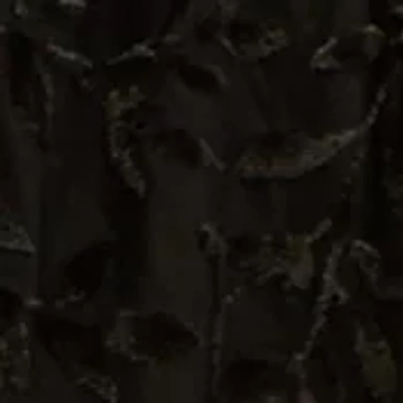 Girls 7-16 Long Sleeve Burnout Velvet Top