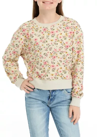 Girls 7-16 Paisley Printed Top