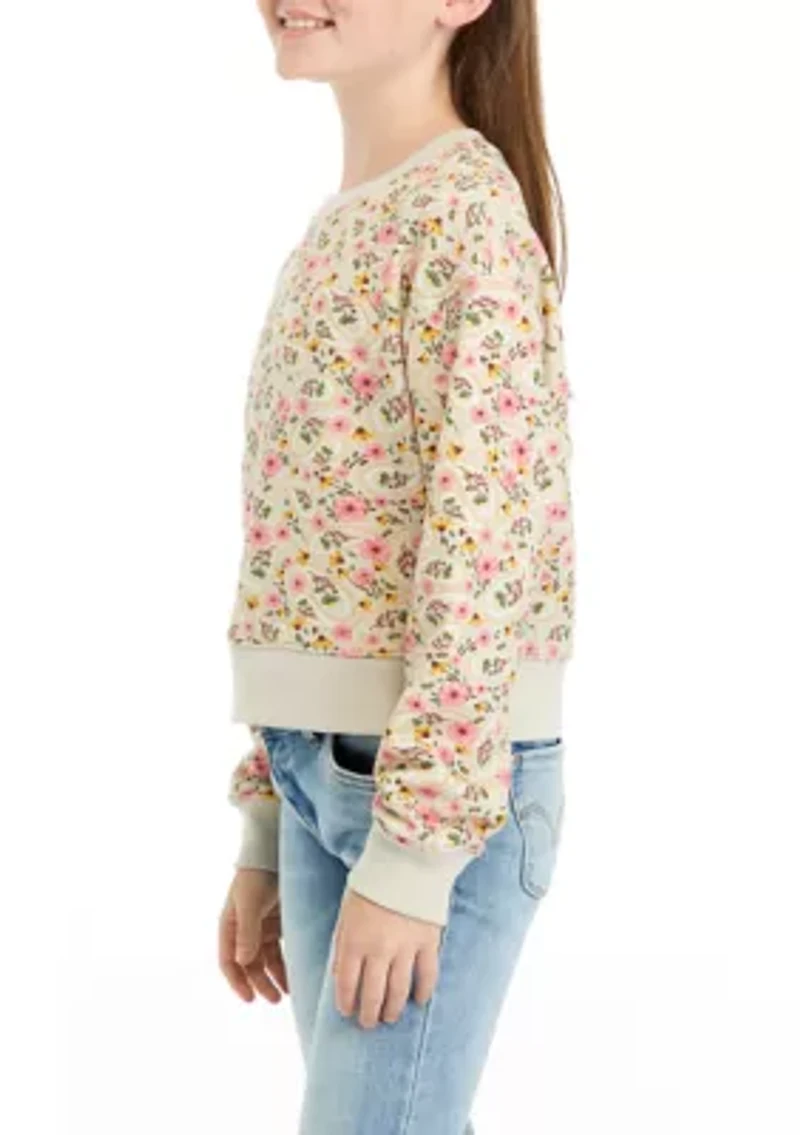 Girls 7-16 Paisley Printed Top