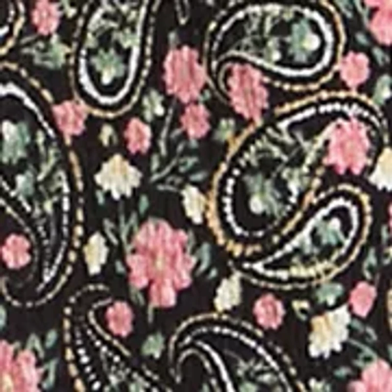 Girls Paisley Printed Jumpsuit with T-Shirt