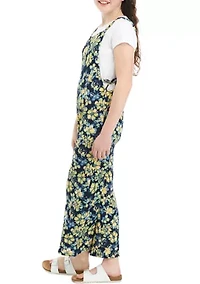 Girls 7-16 Floral Jumpsuit with T-Shirt