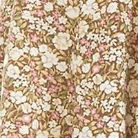 Girls 7-16 Floral Skirt with Knit Top