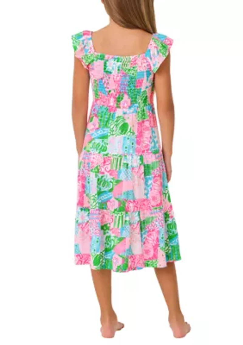 Girls 4-16 Jilly Quilt Print Midi Dress