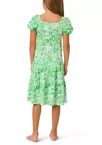 Girls 5-14 Fleur De Lilly Jilly Midi Dress