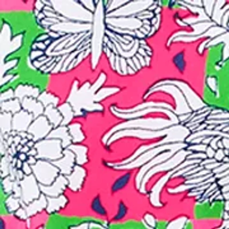 Girls 2-10 Chicken Check Print Shift Dress