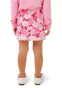 Girls 7-16 Dear Heart Skort