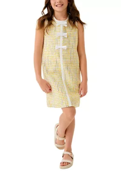 Girls 7-16 Limoncello Boucle Dress