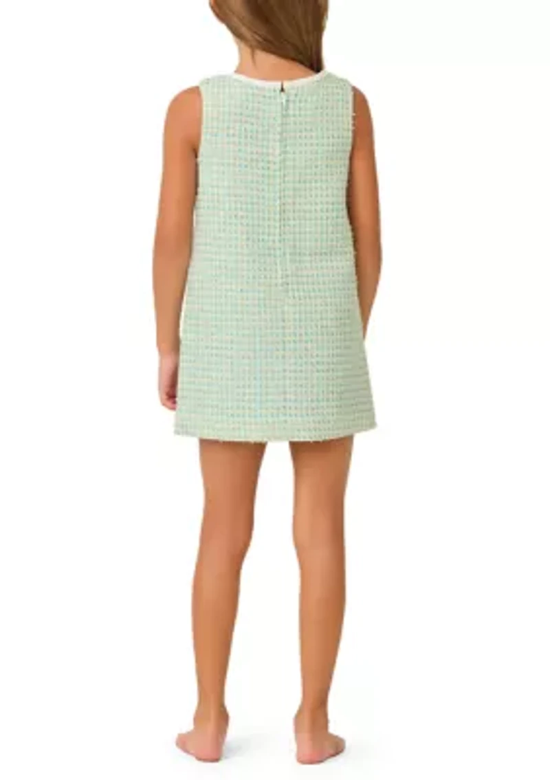 Girls 5-14 Boucle Aria Shift Dress