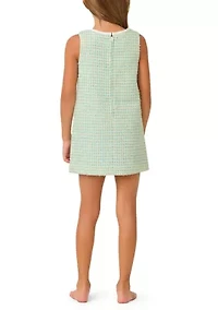 Girls 5-14 Boucle Aria Shift Dress