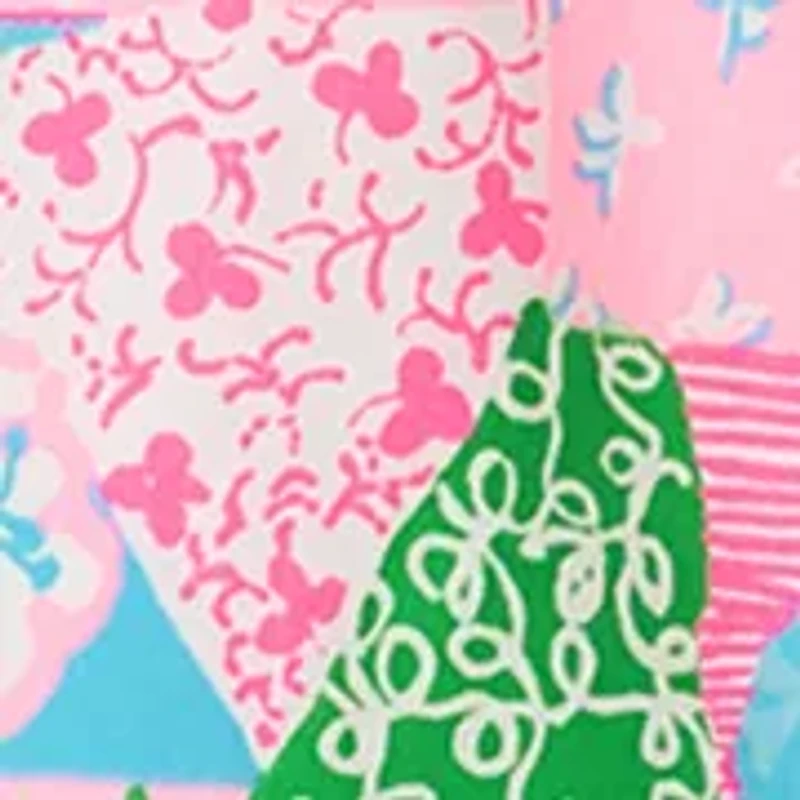 Girls 2-10 Quilt Print Shift Dress