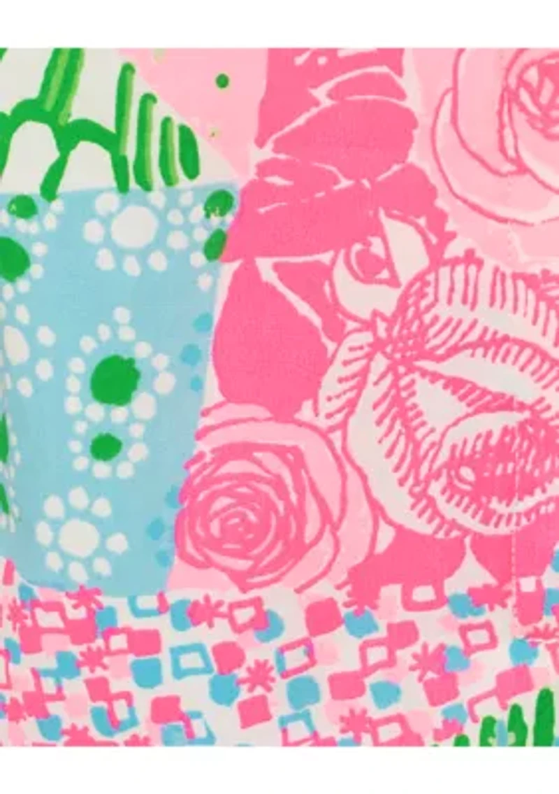 Girls 2-10 Quilt Print Shift Dress